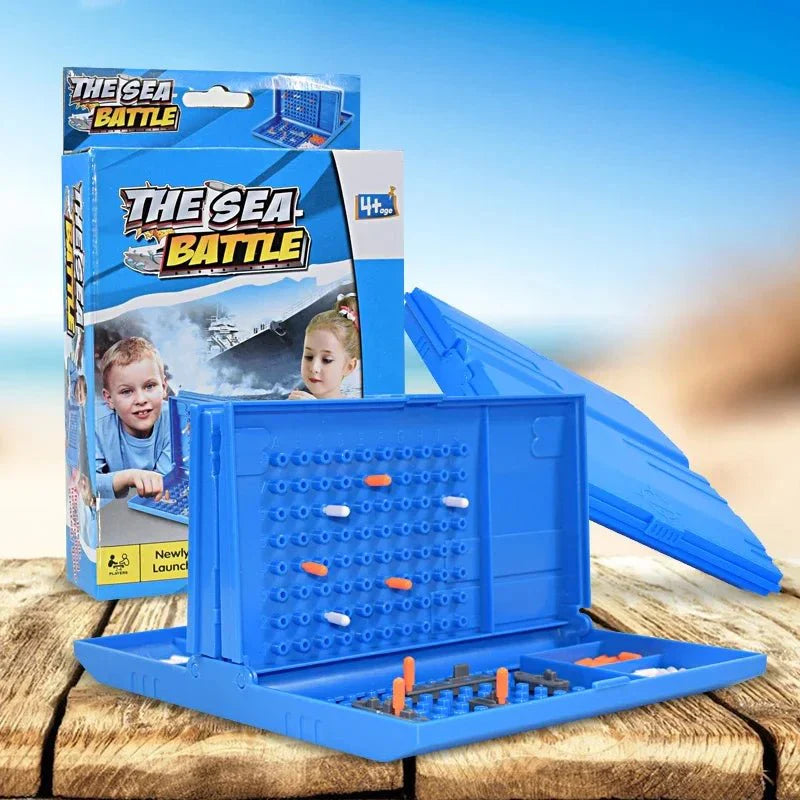 Classic Sea Battle Board Game | Strategic Two-Player Naval Battle Toy