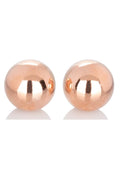 CalExotics Climax Weighted Rose Gold Steel Orgasm Kegel Balls