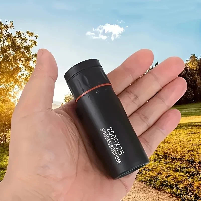 Compact HD Monocular Telescope – 8–10x Zoom, Waterproof Scope