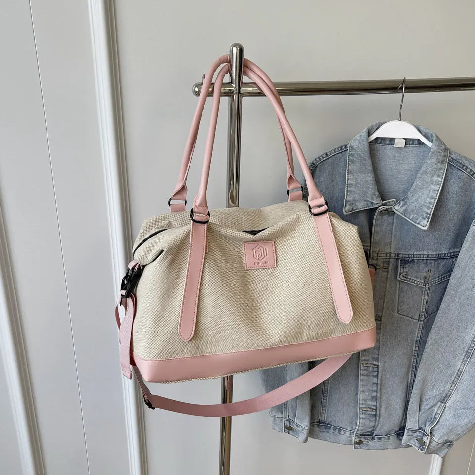 Contrast Travel Bag