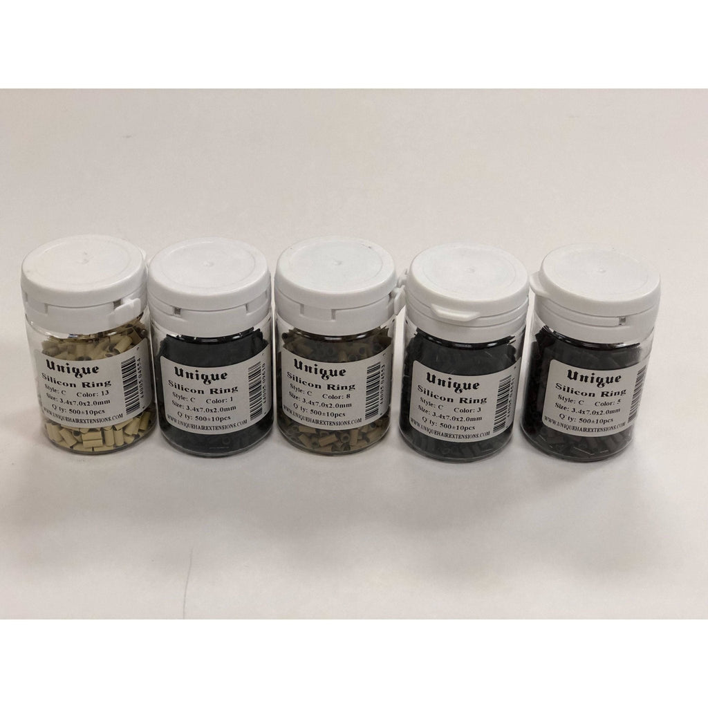 Copper Micro Link Style "B" Size 3.0x  5.0 x 2.4 mm 1 bottle (1000 pieces)