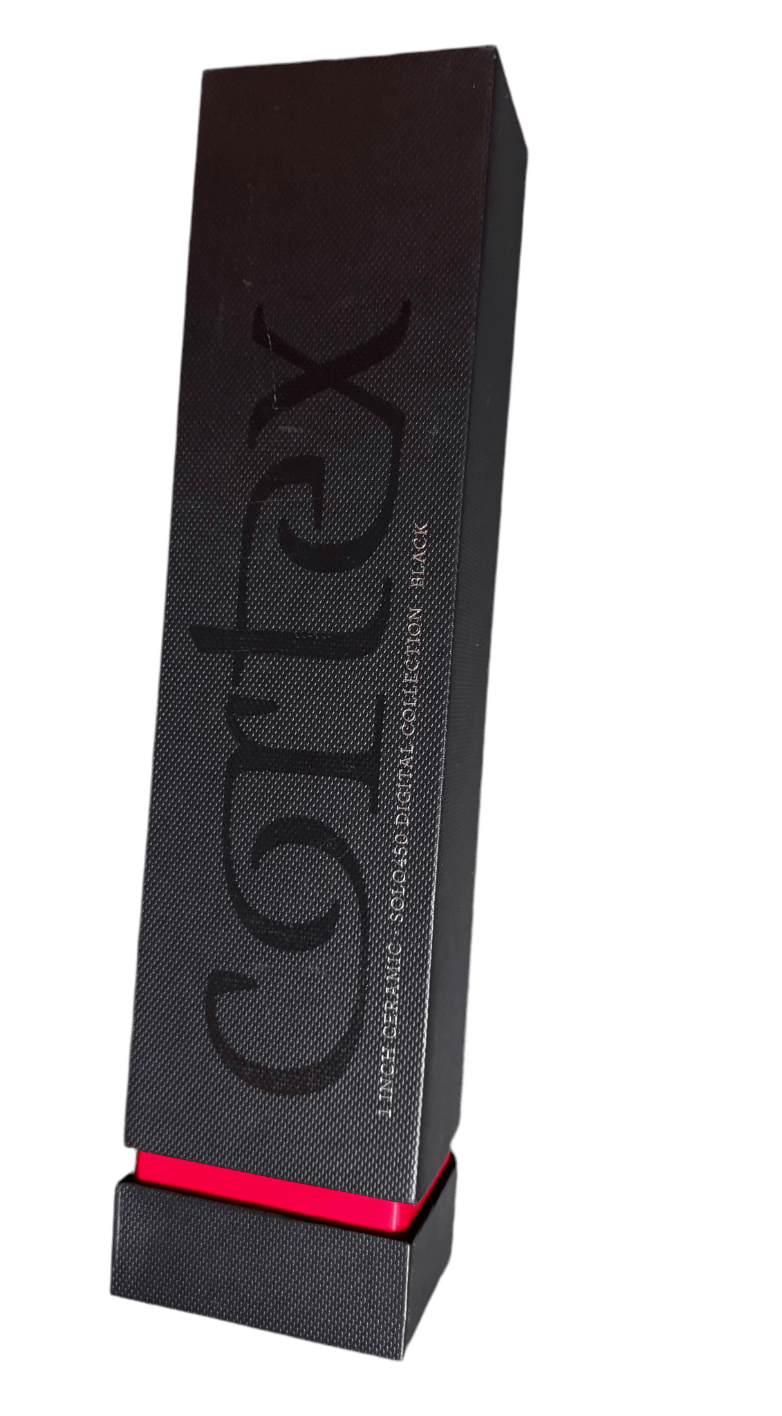 Cortex Solo Digital Analog Ceramic Flat Iron, Black, 1 Inch, 24 Ounce