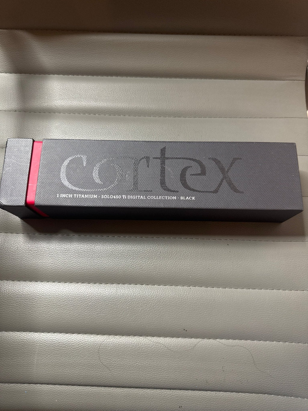Cortex Solo Digital Analog Titanium Flat Iron, Black, 1 Inch