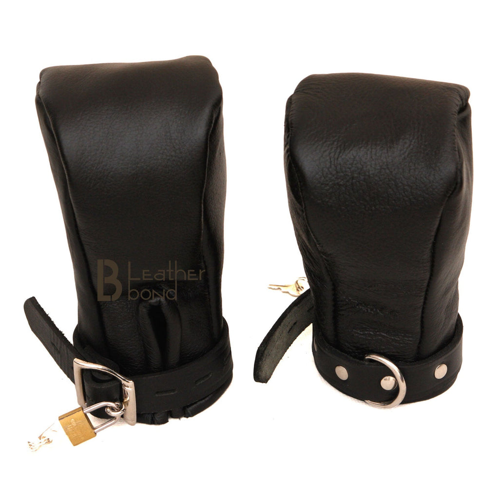 Puppy Play Animal Role Bondage Kit 5-Piece Genuine Cowhide Leather BDSM Restraint Set