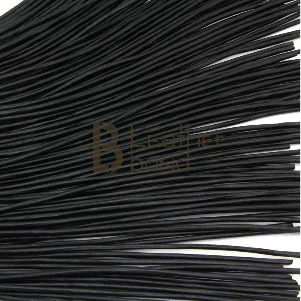 Real Genuine Cow Hide Leather Lace Flogger-100 Falls Black Heavy & Stingy Whip