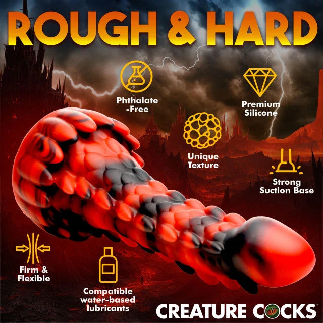 Creature Cocks Demon Rising Scaly Dragon Dildo