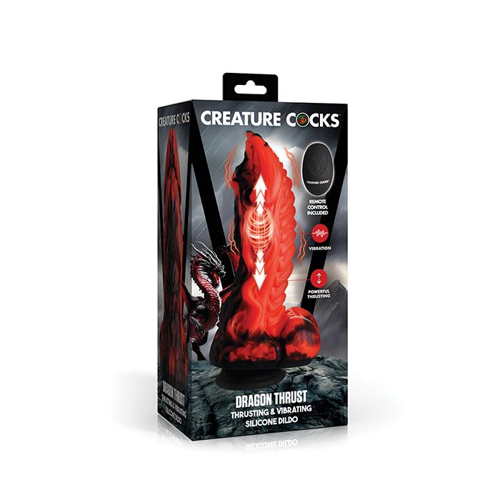 Creature Cocks Dragon Thrust Thrusting & Vibrating Dildo