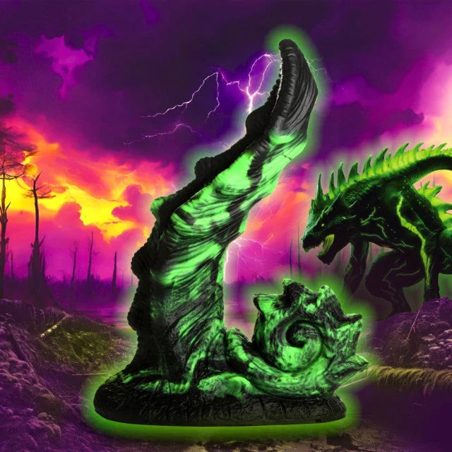 Creature Cocks Glowzilla Silicone Dildo - Glow in the Dark
