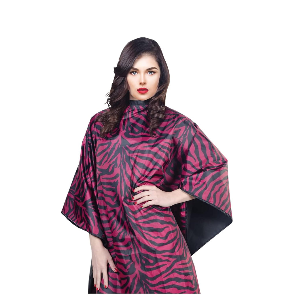 Cricket Flip Reversible Zebra All Purpose Cape for Salon Barbershop Professionals