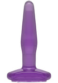 Crystal Jellies Small Purple Butt Plug