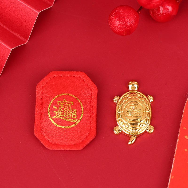 Small Golden Turtle Charm | Asakusa Money Charm