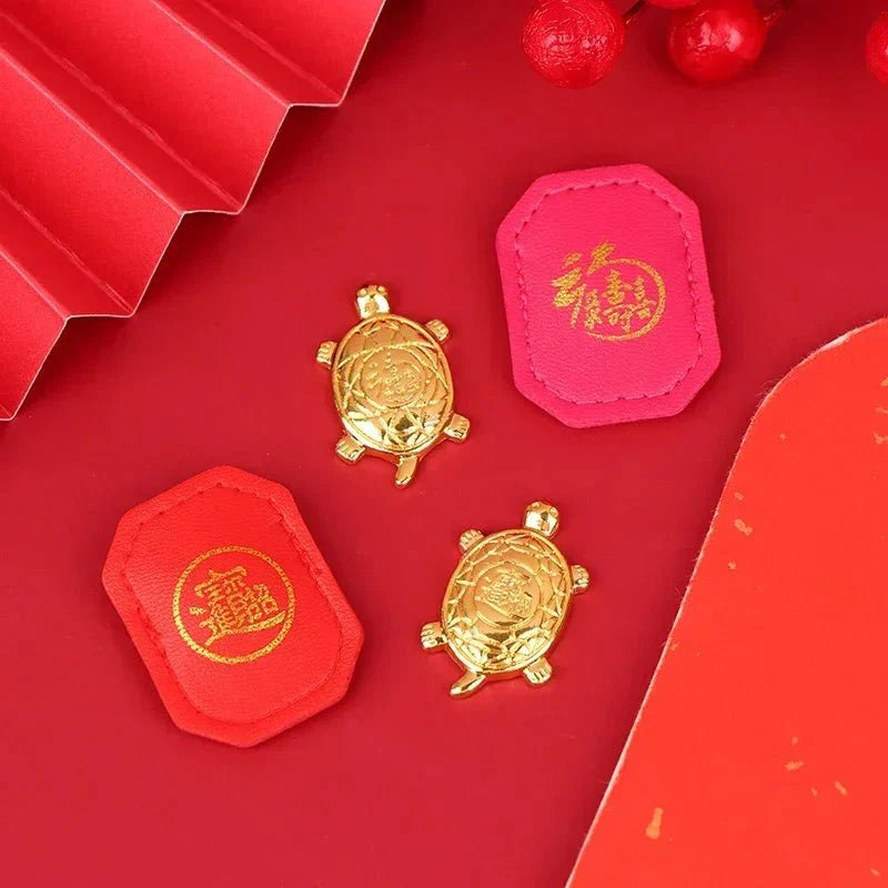 Small Golden Turtle Charm | Asakusa Money Charm