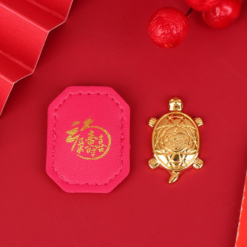 Small Golden Turtle Charm | Asakusa Money Charm