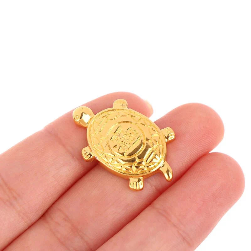 Small Golden Turtle Charm | Asakusa Money Charm