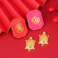 Small Golden Turtle Charm | Asakusa Money Charm