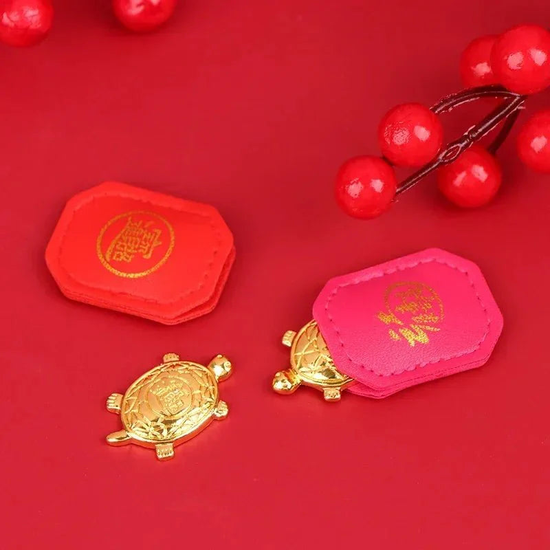 Small Golden Turtle Charm | Asakusa Money Charm
