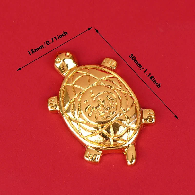 Small Golden Turtle Charm | Asakusa Money Charm