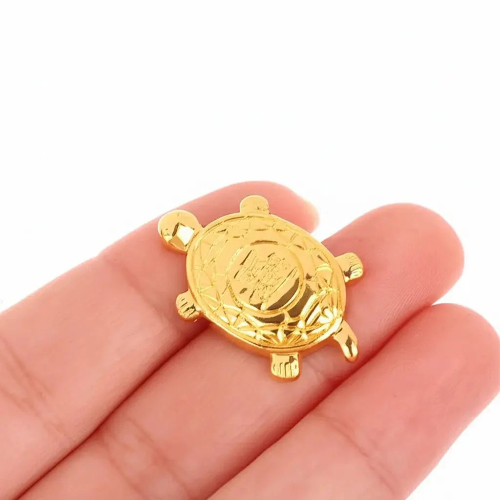 Small Golden Turtle Charm | Asakusa Money Charm