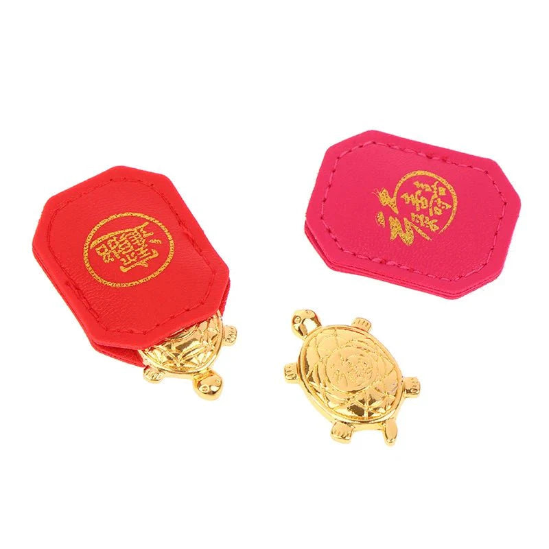 Small Golden Turtle Charm | Asakusa Money Charm