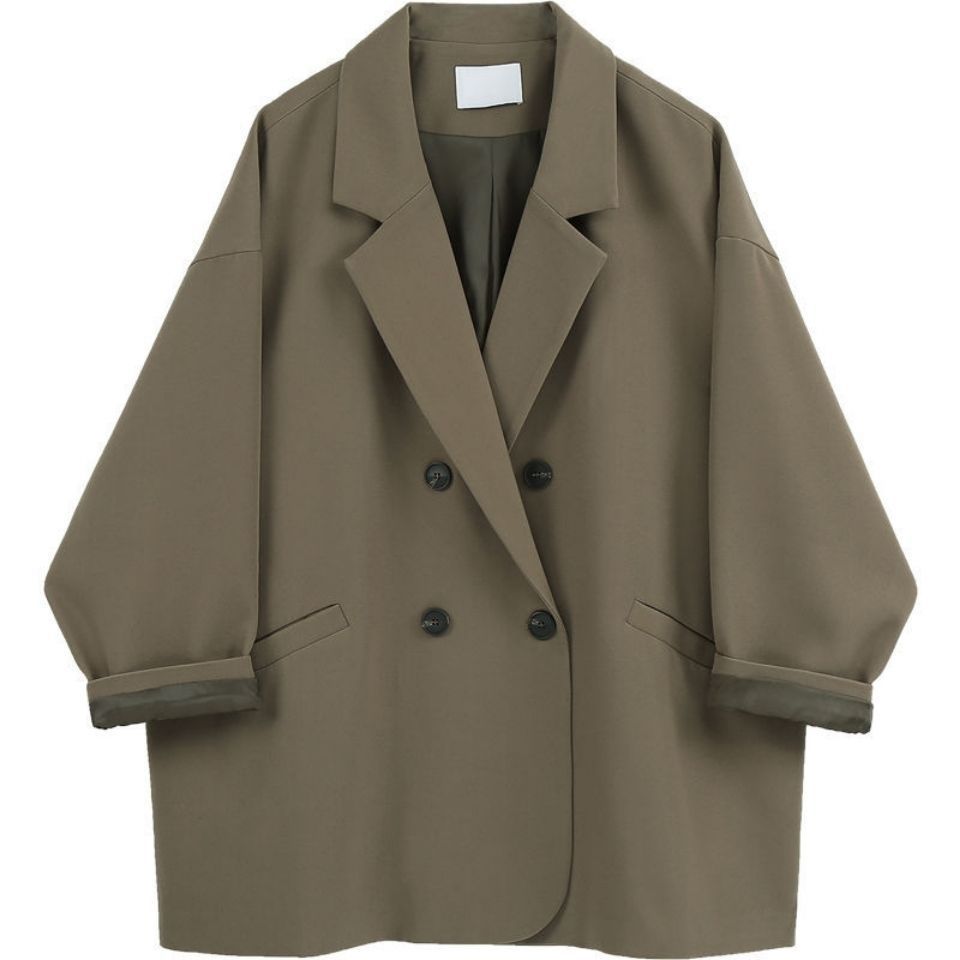 Korean Style Thin Looking Fashion Ins Vintage Blazer