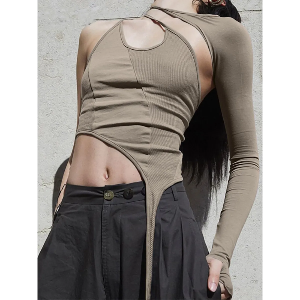 One Piece Crop Top