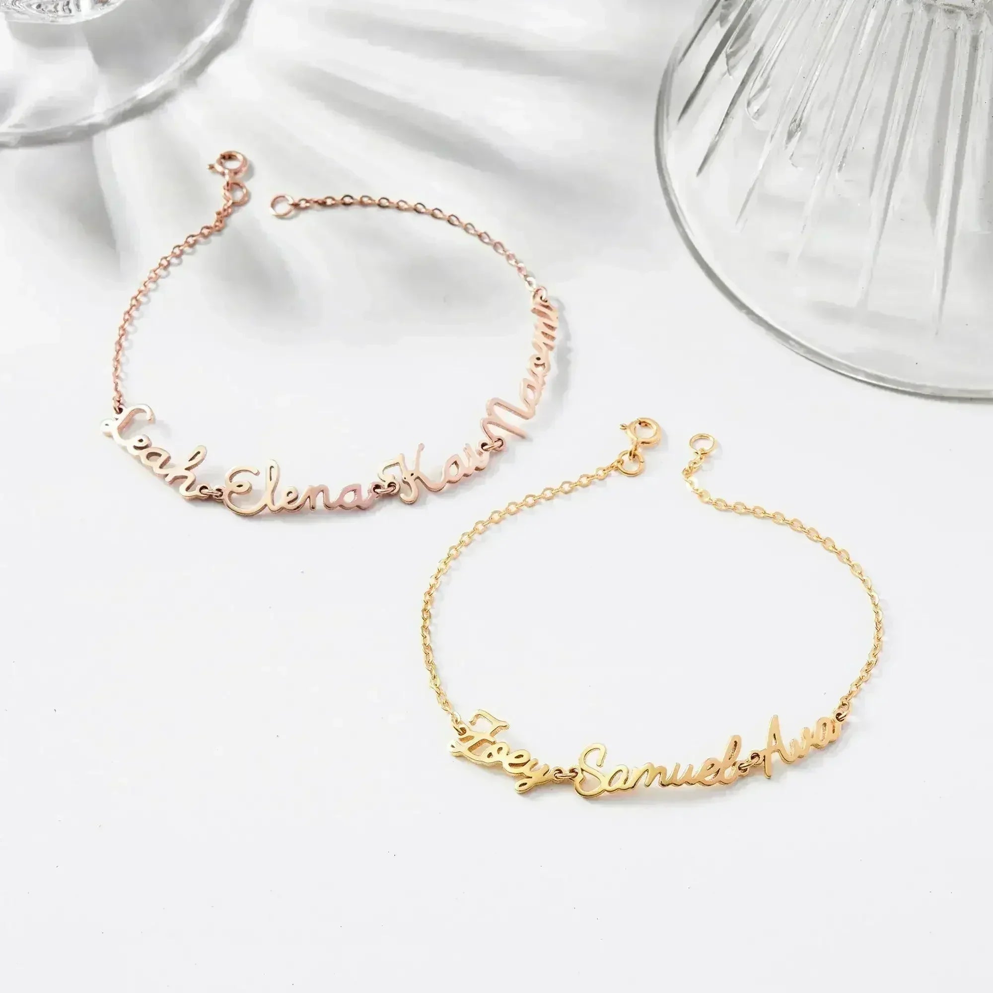 Mom Bracelet With Kids Names, Mother Bracelet, Multiple Names Bracelet