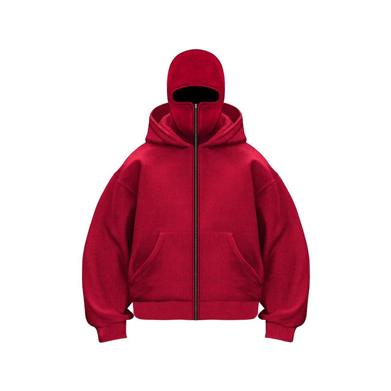 Men's And Women's Double-headed Zipper Hoodie