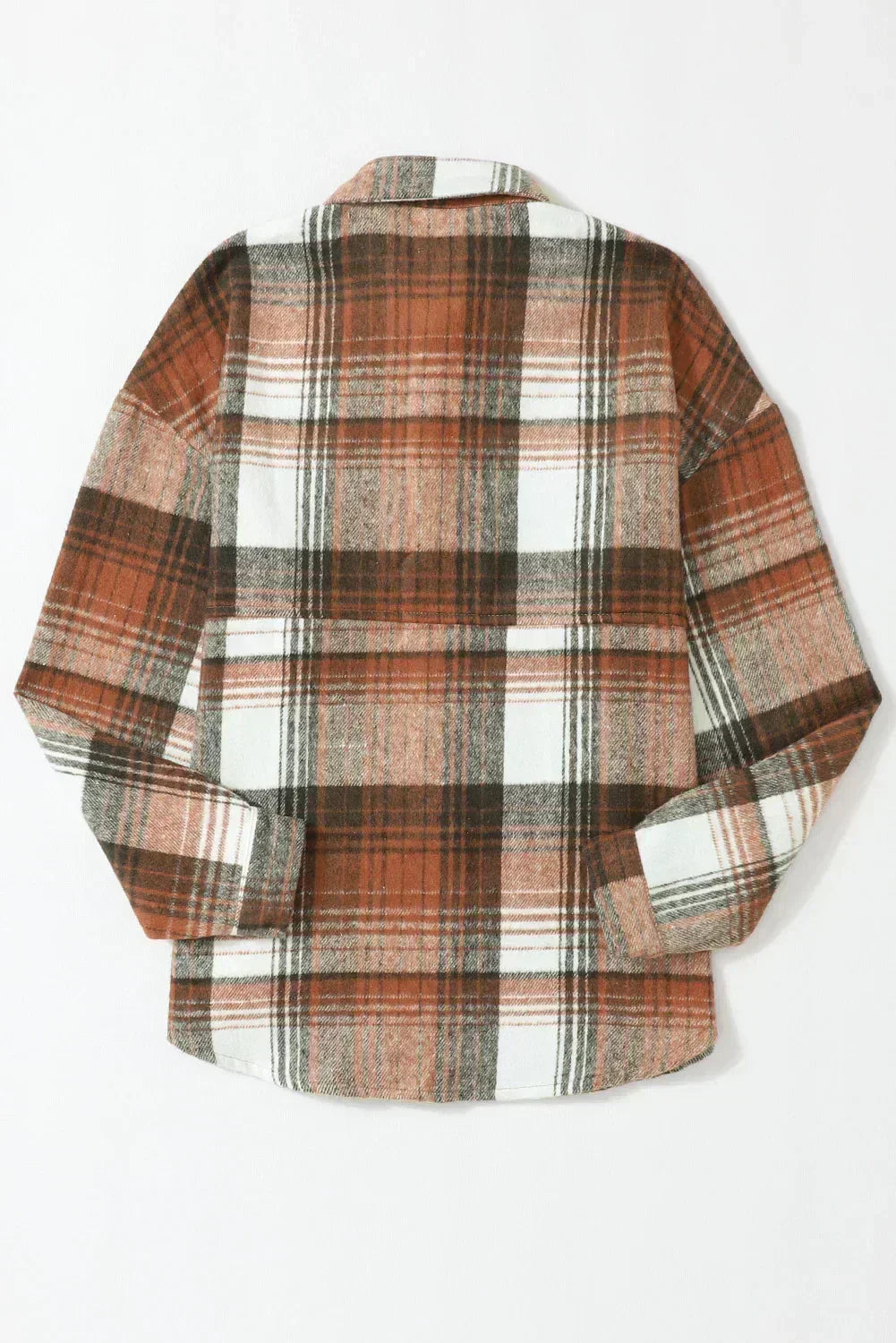 Pink & Grey Button Up Plaid Flannel Shacket – Femstylo