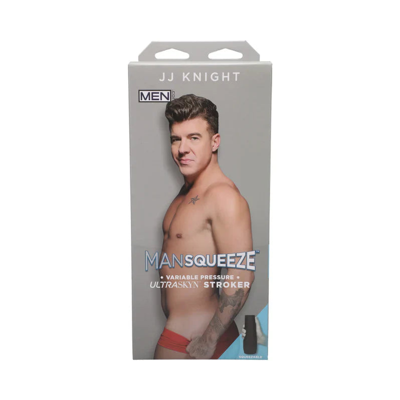 Man Squeeze JJ Knight Ass Stroker
