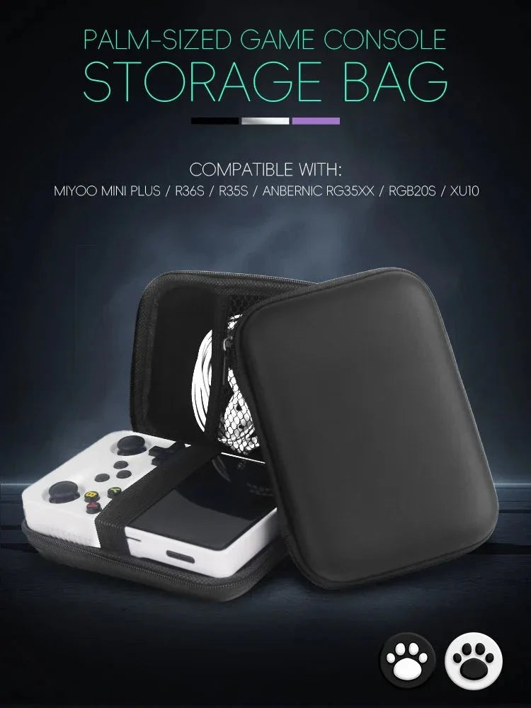 Durable EVA Protective Case for Anbernic RG35XX Plus | Handheld Console Travel Bag