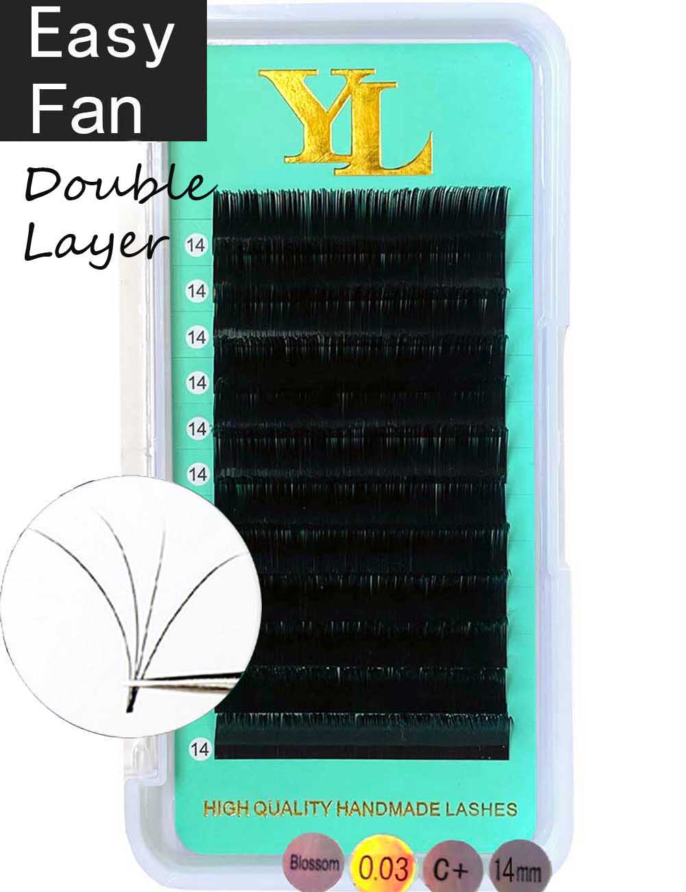 Easy Fan -Smart Fan - Blossom -【0.03mm】Cashmere PRO Lashes