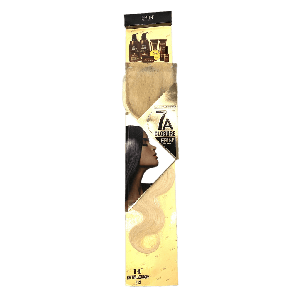 Ebin New York 4X4 CLOSURE BODY WAVE 14''(613)