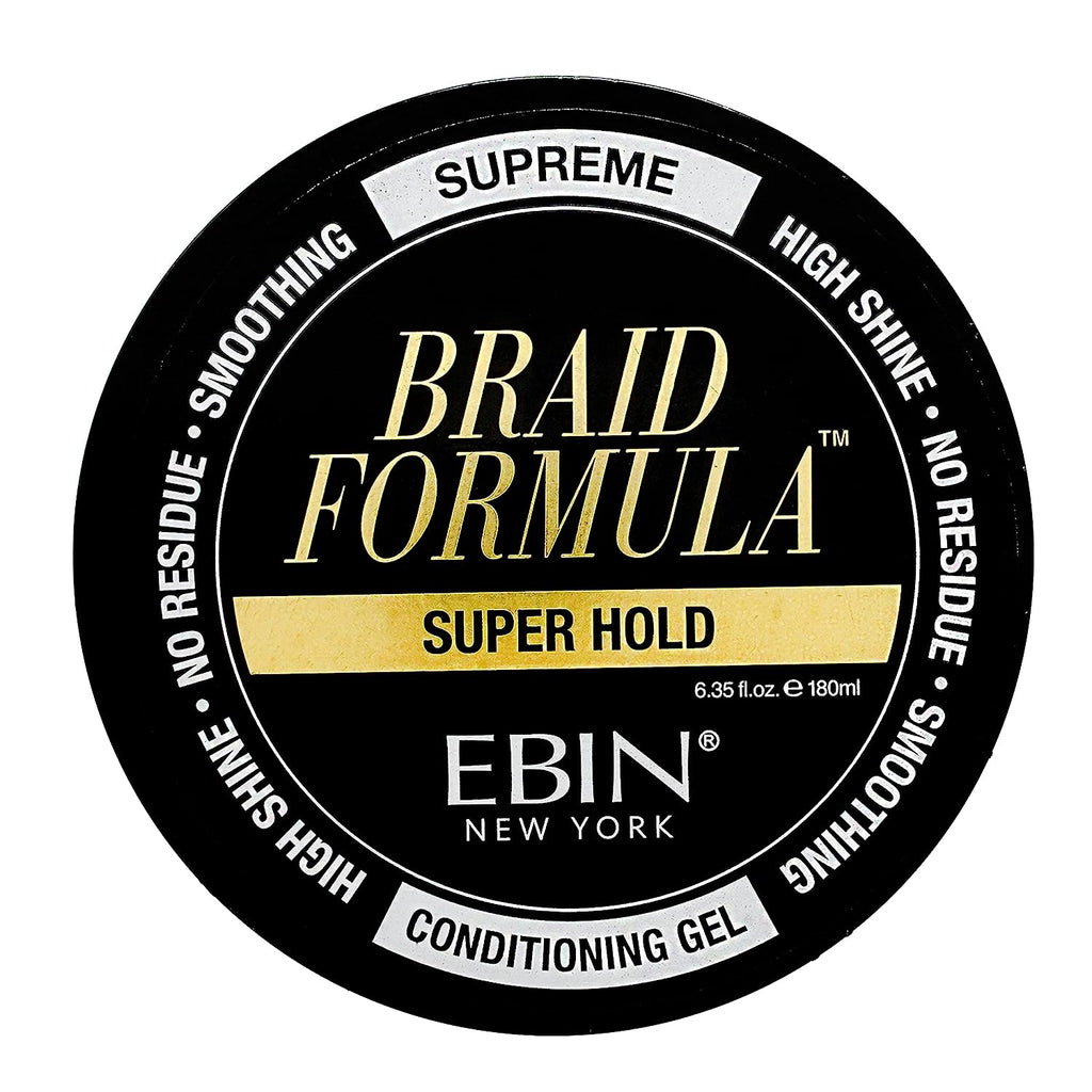 EBIN NEW YORK Braid Formula Conditioning Gel, Super Hold, 11oz