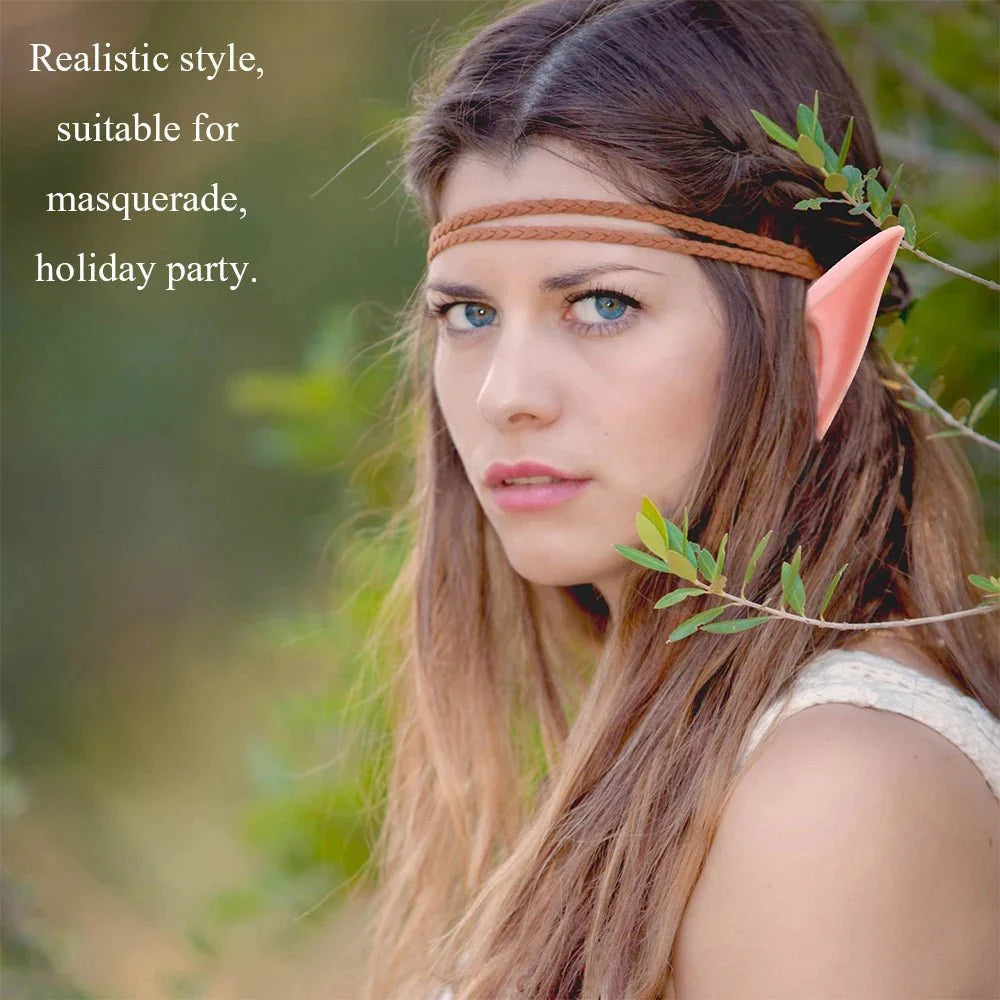 Elf Ears Latex Costume Props – Fairy, Angel, and Cosplay Accessories