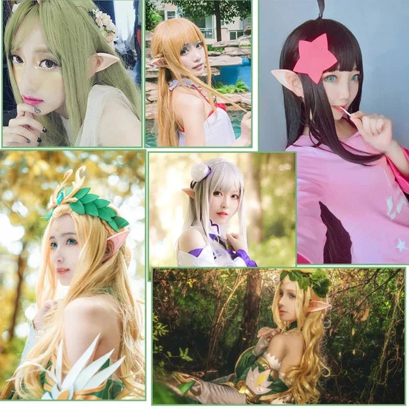 Elf Ears Latex Costume Props – Fairy, Angel, and Cosplay Accessories