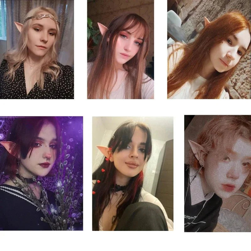 Elf Ears Latex Costume Props – Fairy, Angel, and Cosplay Accessories