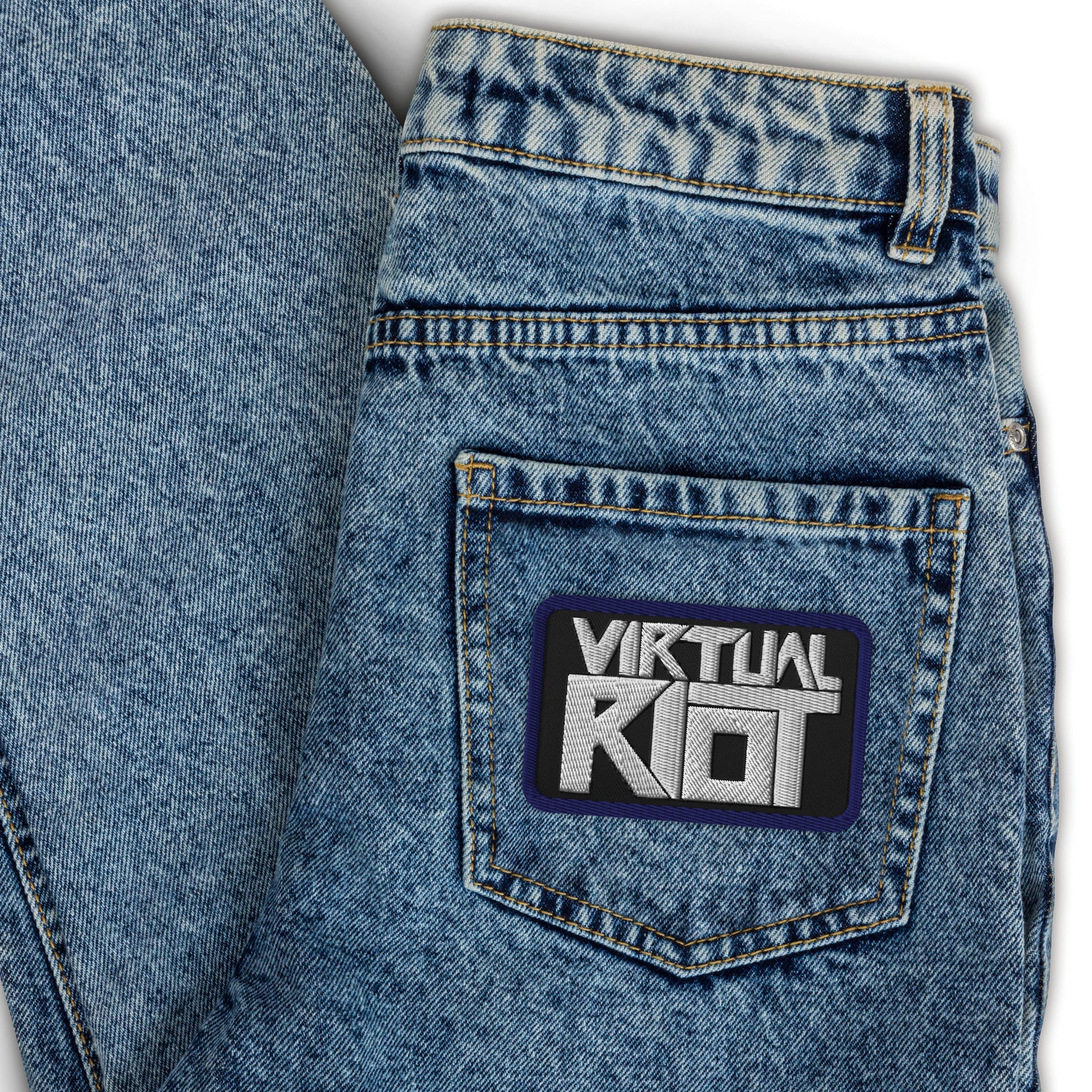 Virtual Riot Embroidered Iron-on Patches
