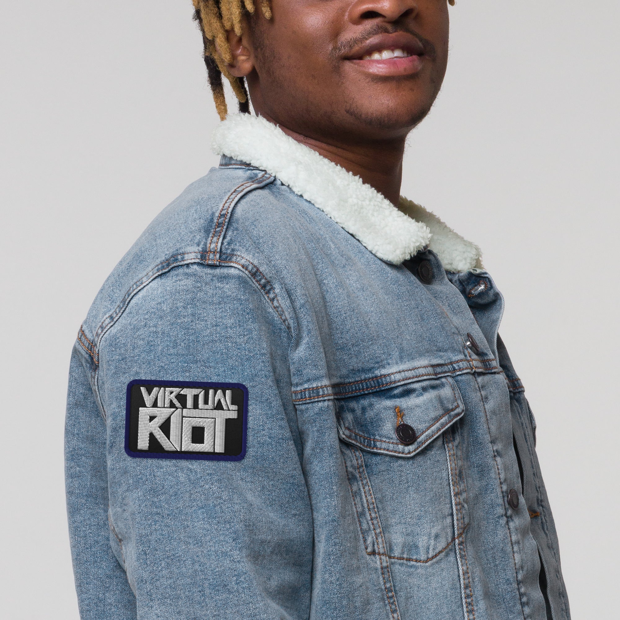 Virtual Riot Embroidered Iron-on Patches