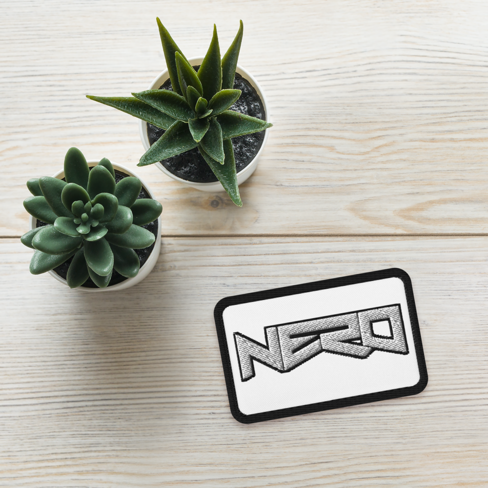 NERO Iron-on Embroidered EDM Patches