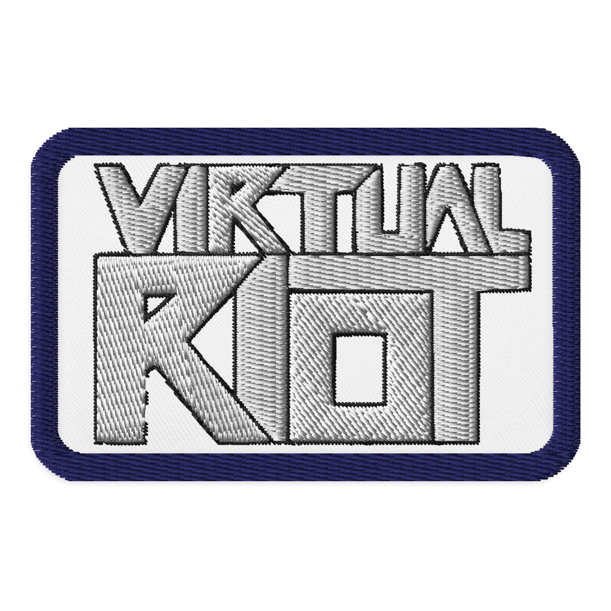 Virtual Riot Embroidered Iron-on Patches