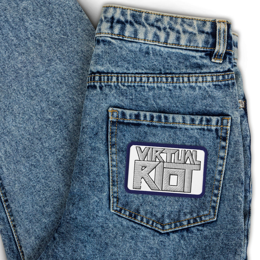 Virtual Riot Embroidered Iron-on Patches
