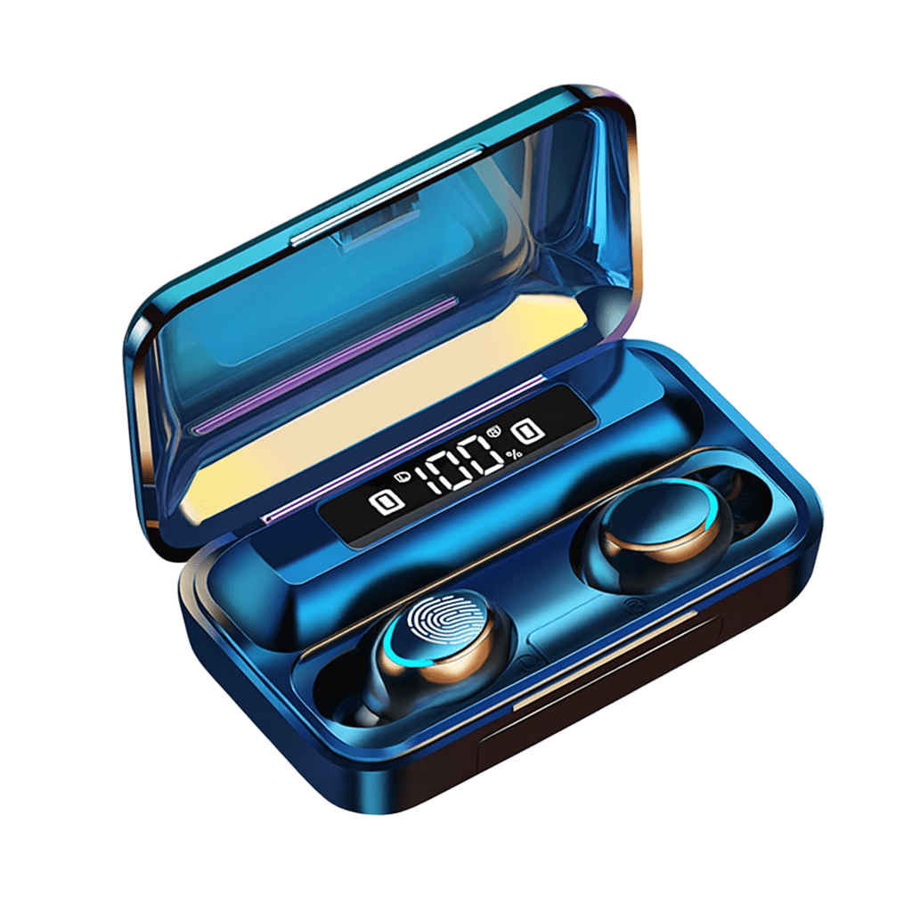 F9-5C Wireless Bluetooth Earphones – 9D Stereo, Waterproof, Noise Cancelling