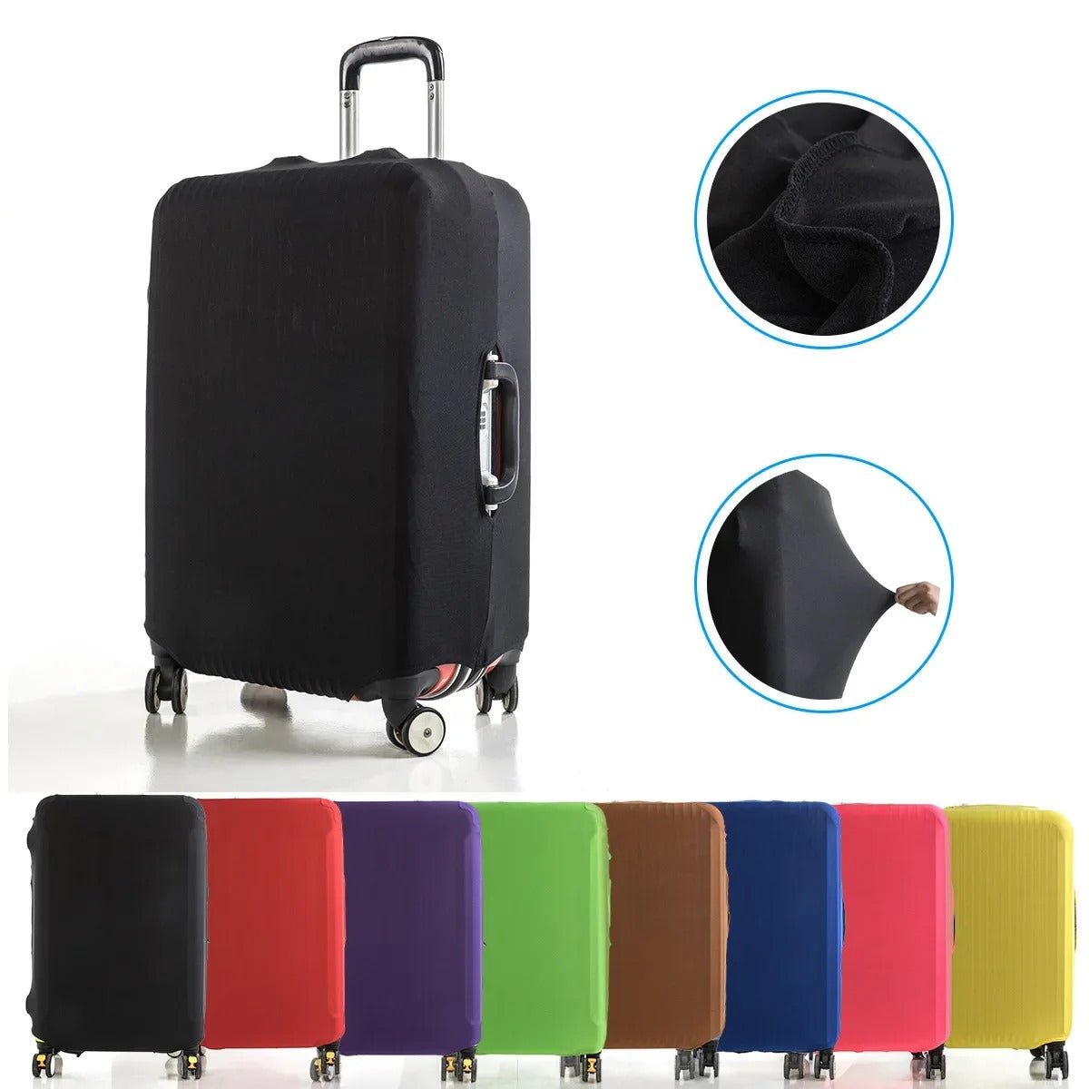 Fabric Suitcase Protector – Stretchable Luggage Dust Cover