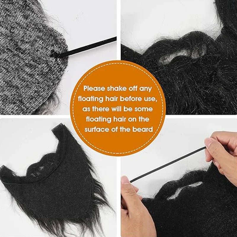Fake Beard – Realistic Costume Accessory for Parties and Events