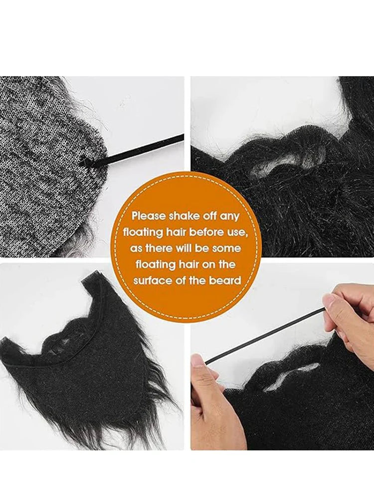 Fake Beard – Realistic Costume Accessory for Parties and Events