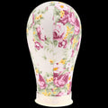 Flower Print Poly  Block Canvas Head 21"
