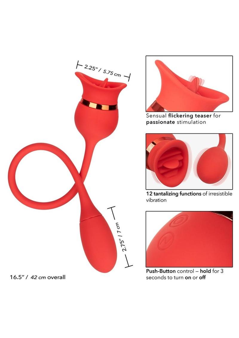 French Kiss Casanova Rechargeable Silicone Clitoral Stimulator