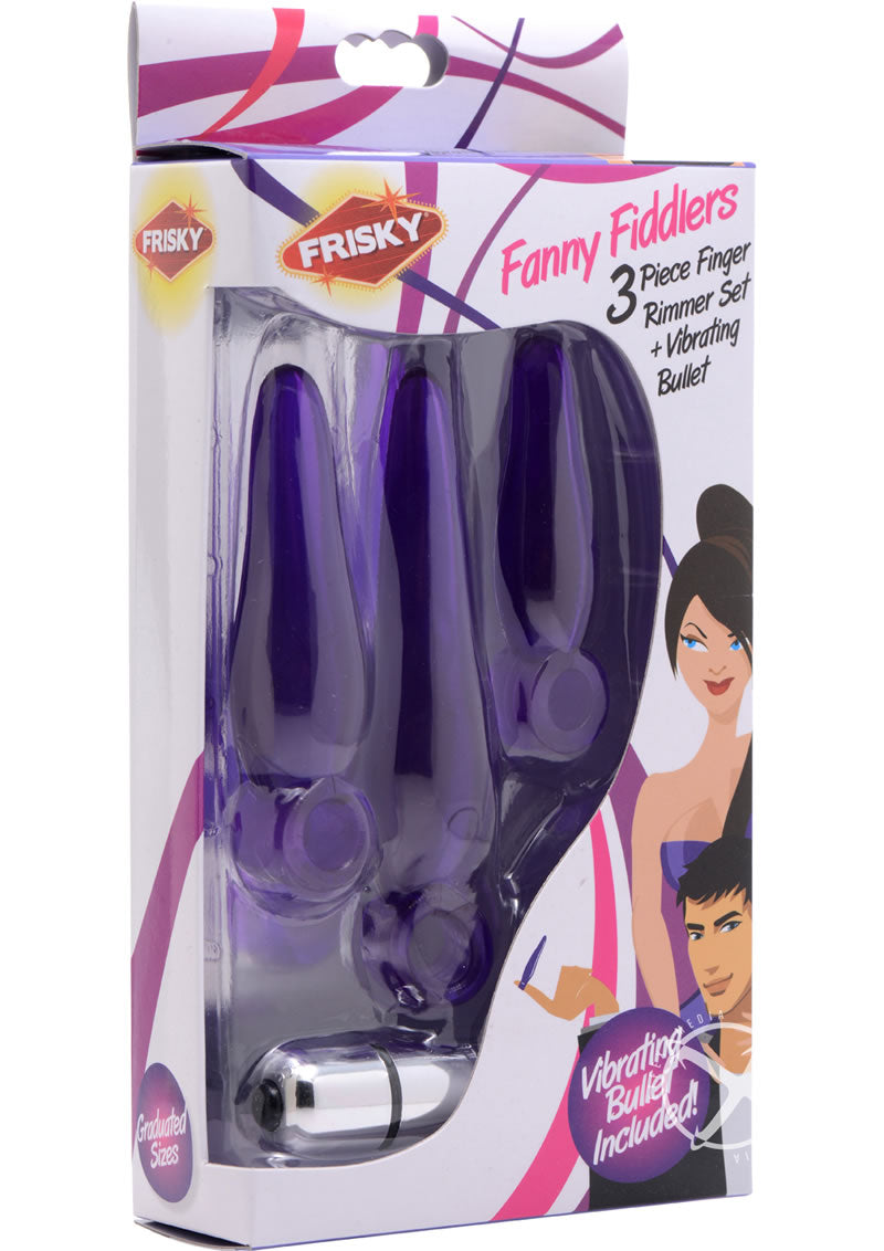 Frisky Fanny Fiddlers 3-Piece Rimmer with  Bullet Vibrat