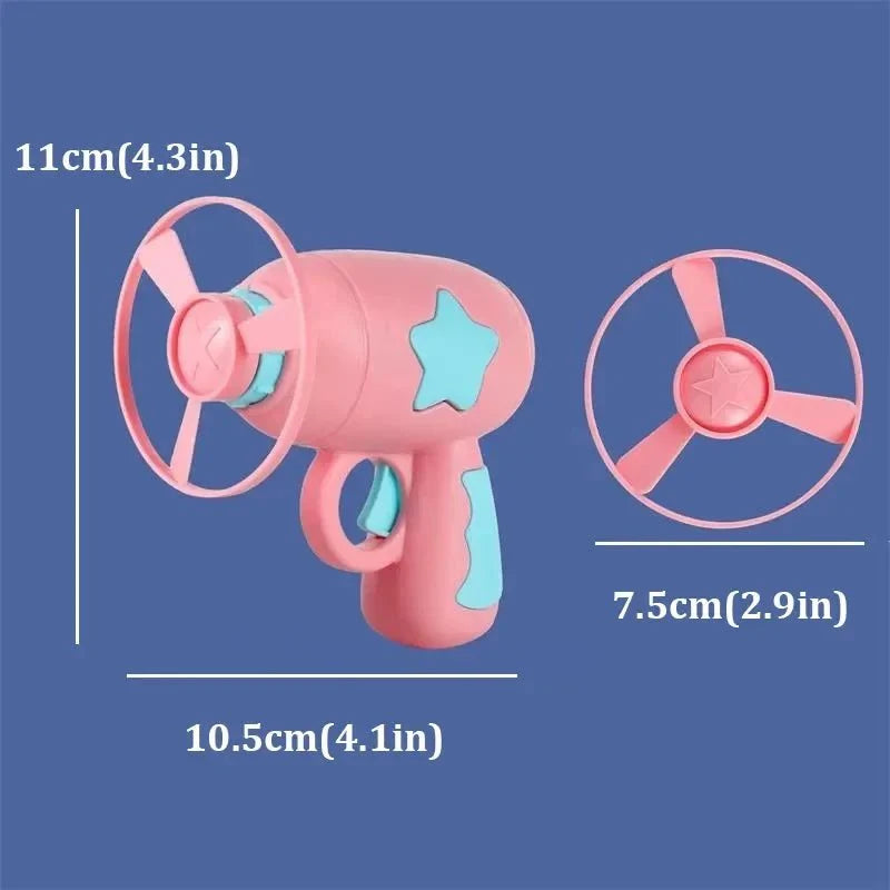 Funny Cat Toy Interactive Flying Disc Launcher