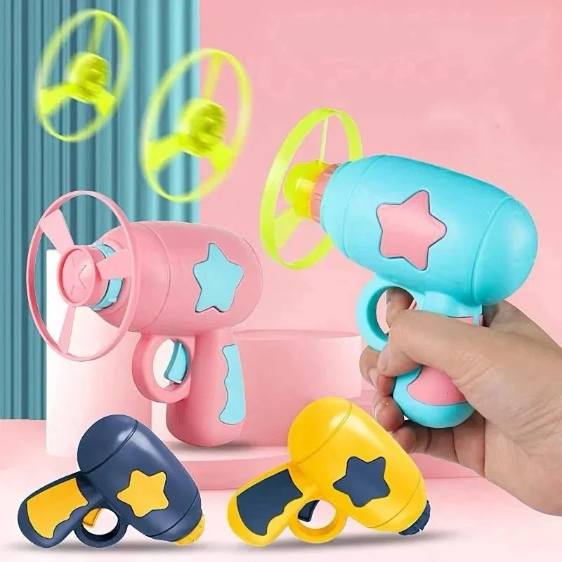 Funny Cat Toy Interactive Flying Disc Launcher